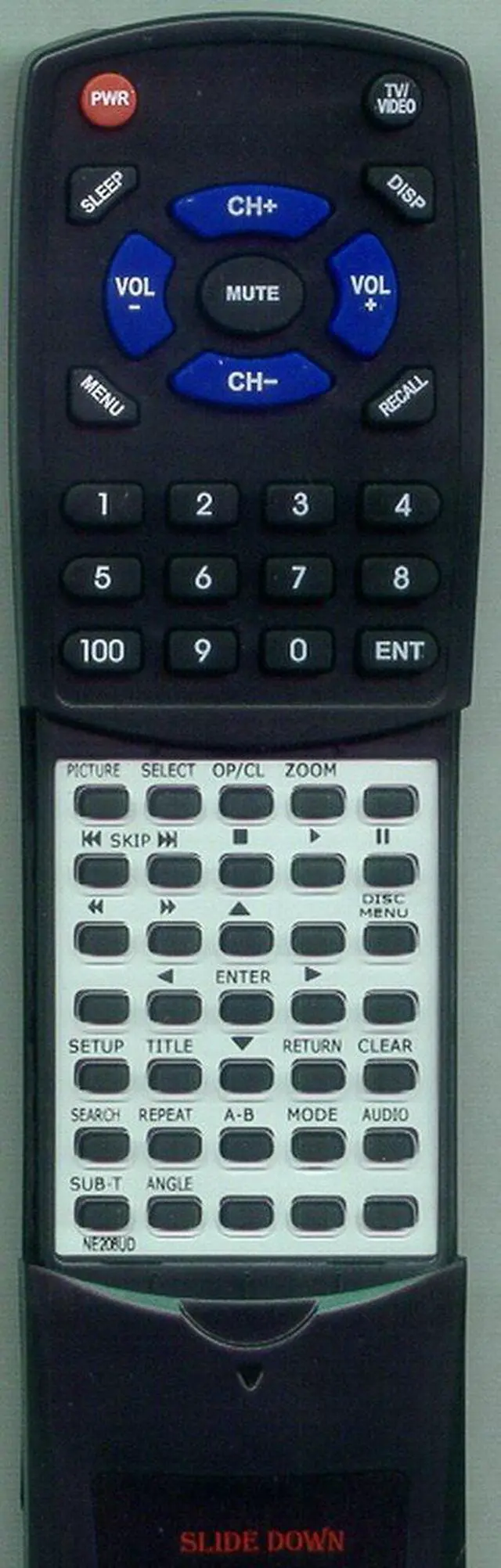 Main image of Replacement Remote Control for Emerson EWC20D5, EWC20D3, NE208UD