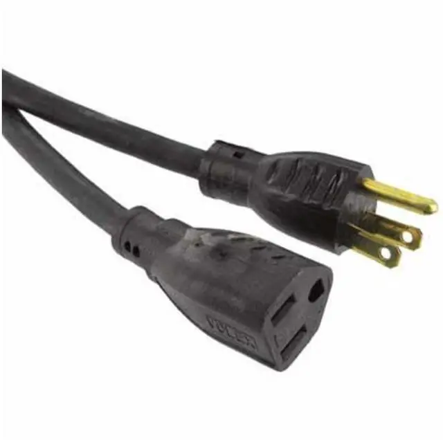 Main image of 17461-10-S2 10FT 13A BLACK, CONNECTOR TYPE B:NEMA 5-15P, CABLE LENGTH:10FT ROHS COMPLIANT: YES, CABLE LENGTH - METRIC:3M, CONNECTOR TYPE A:NEMA 5-15R, JACKET COLOR:BLACK, POWER CORD NEMA5-15P/5