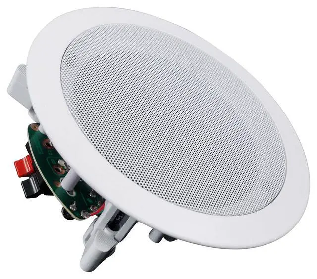 Alt view image 5 of 6 - HC55-16 White 5.25" Ceiling Home Audio Speakers, 16 Ohm, 4-Pack | 300W Peak / 120W RMS, 2-Way, Swivel Tweeter, Polypropylene Cone, Flush Mount Paintable Grills, Spring Loaded Terminals