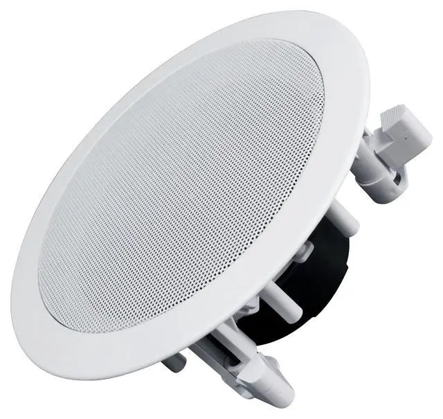 Alt view image 6 of 6 - HC55-16 White 5.25" Ceiling Home Audio Speakers, 16 Ohm, 4-Pack | 300W Peak / 120W RMS, 2-Way, Swivel Tweeter, Polypropylene Cone, Flush Mount Paintable Grills, Spring Loaded Terminals