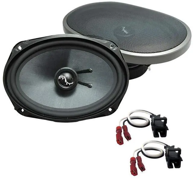 Main image of 6x9 Rear Deck Speakers HA-C69 Fits 2000-2007 Chevy Monte Carlo Harmony | Premium factory replacement audio upgrade set, easy bolt-in install, clear powerful sound, swaps in for weak stock units