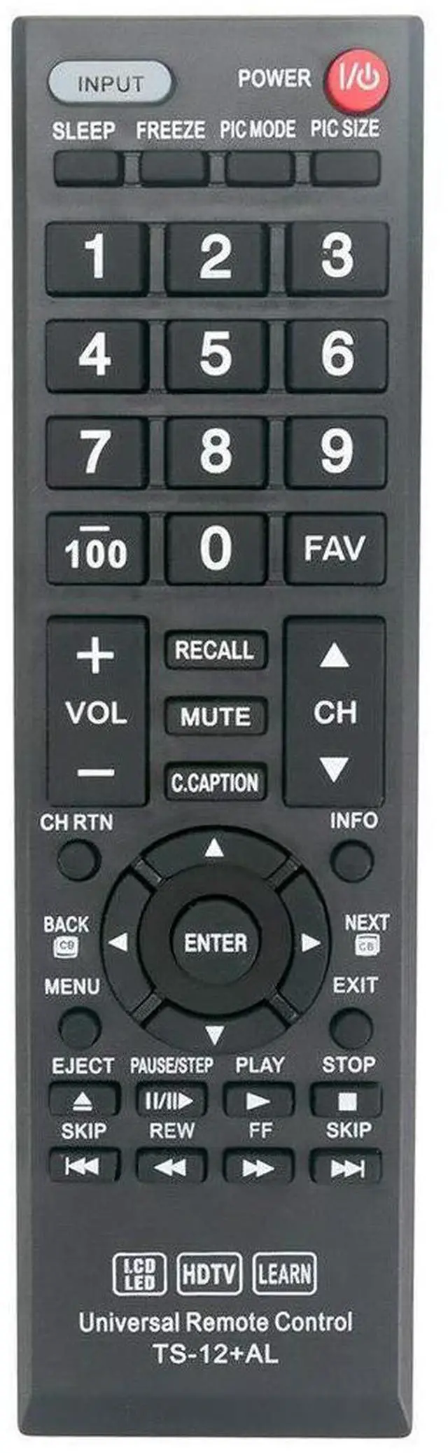 Main image of Universal Remote for Toshiba LCD LED TV CT-90325 CT-90326 CT-90329 CT-RC1US-16