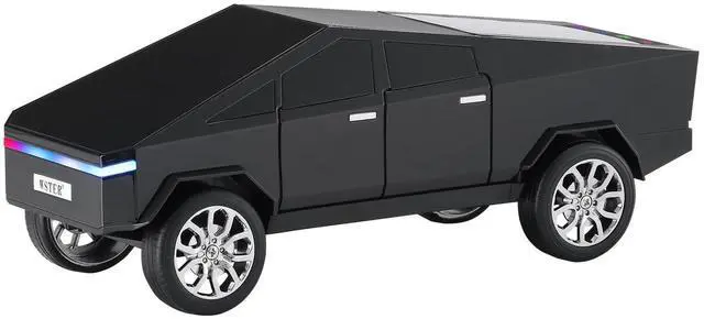 Main image of Portable Car Model Bluetooth Speaker with HD Stereo Sound, TWS Dual Pairing, LED Display, Truck-Style Wireless Speaker for Home, Office, Gaming & Collectible Display (Black)