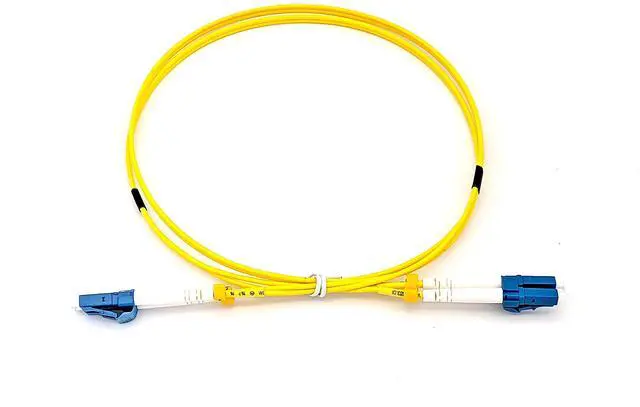 Main image of 1M LC/UPC to LC/UPC Duplex Single-Mode 9/125um OS2 Fiber Patch Cable