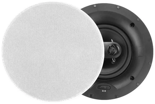 Main image of Saga Elite 6 1/2 2-Way Stereo in-Ceiling Speaker w/Thin Bezel & Magnetic Grille (Each)