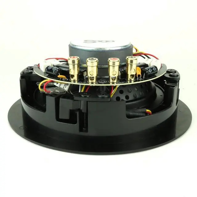 Alt view image 4 of 7 - Saga Elite 6 1/2 2-Way Stereo in-Ceiling Speaker w/Thin Bezel & Magnetic Grille (Each)