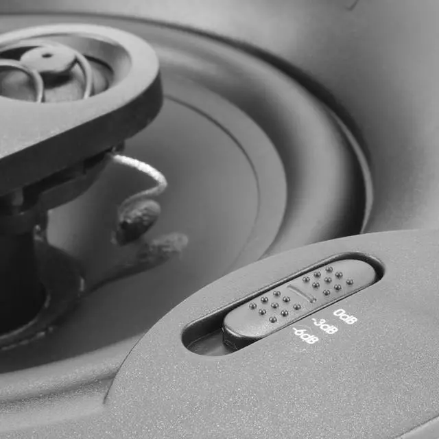 Alt view image 7 of 7 - Saga Elite 6 1/2 2-Way Stereo in-Ceiling Speaker w/Thin Bezel & Magnetic Grille (Each)