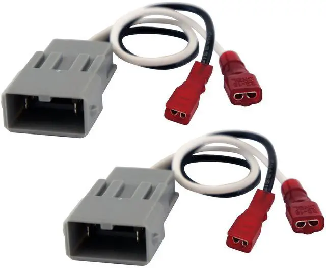 Alt view image 2 of 3 - Fits Honda CRV 1997-2006 6.5 Inch Speakers with Harness | Car stereo upgrade with 100W RMS pair, plug-and-play wiring connectors, no-splice replacement install, balanced sound