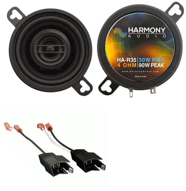 Main image of HA-R35 Front Dash Speakers Fits 1984-1993 Dodge Daytona | Direct factory replacement, classic upgrade for 1989 models, easy drop-in install, clear balanced sound, sold as a pair