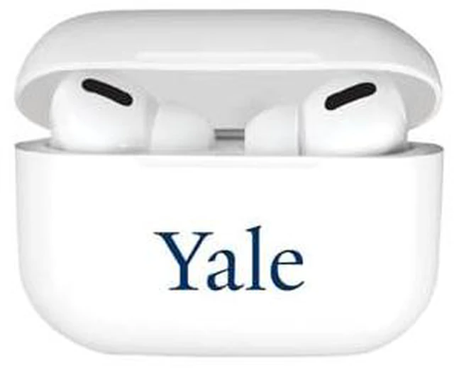 Alt view image 7 of 7 - AirPods Case, Yale University AirPods Pro (Gen 1 & 2) / White (TPU)