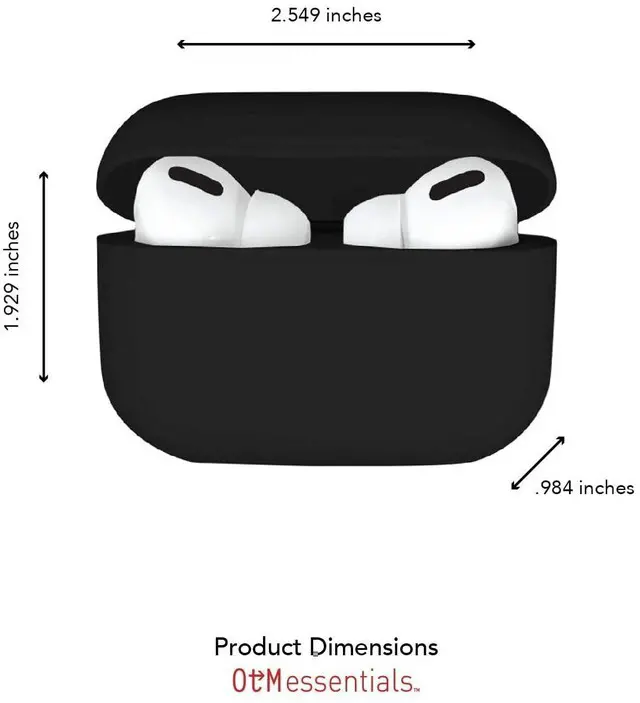 Alt view image 4 of 7 - AirPods Case, West Virginia University AirPods/White (TPU)