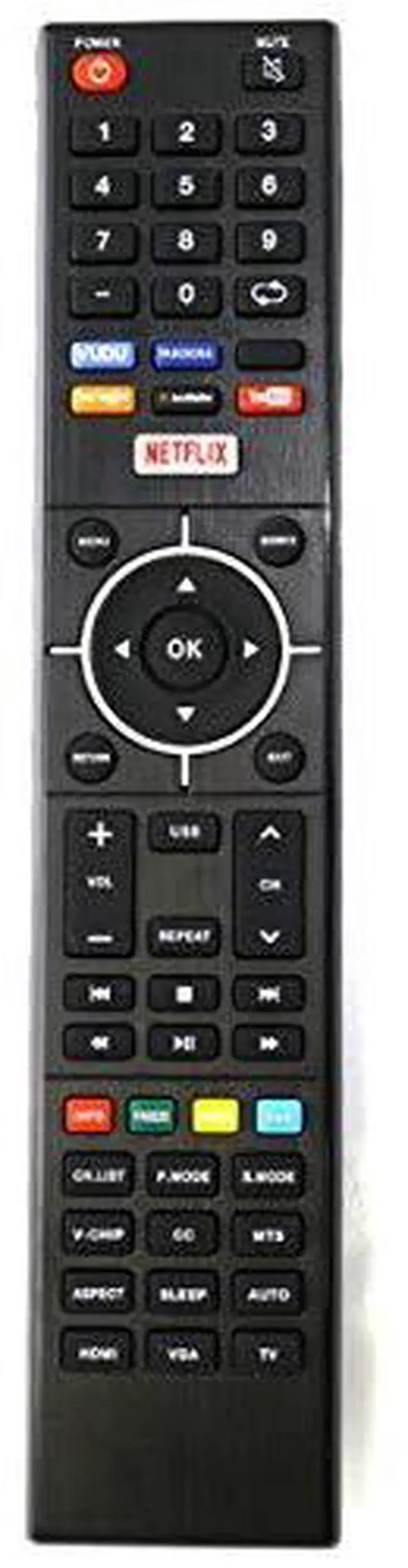 Alt view image 3 of 4 - Remote Control Replacement for Element TV ELEFJ322S ELEFS403S E4SFC421 ELSFS422 E4SFC551 E4SFC651