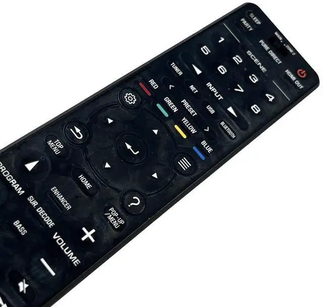 Alt view image 2 of 3 - Replacement Remote Control Controller for Yamaha RX-V685 RX-V685BL 7.2-Channel AV Receiver