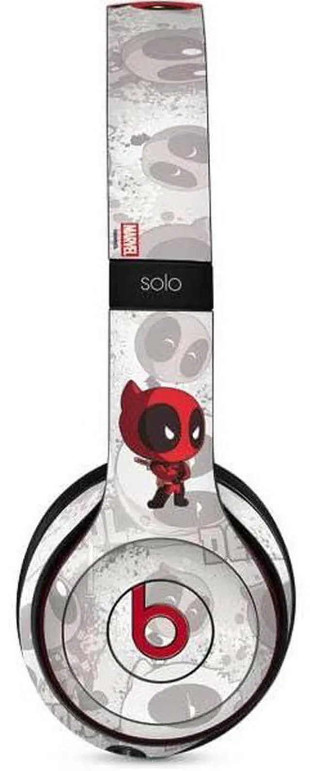 Main image of Decal Audio Skin Compatible with Beats Solo 3 Wireless - Officially Licensed Marvel Deadpool Babypool Design
