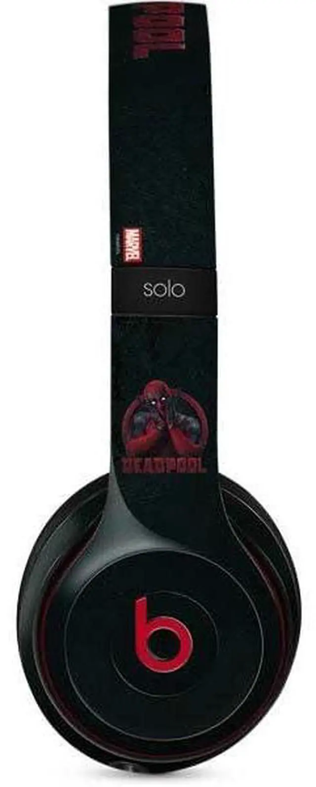 Main image of Decal Audio Skin Compatible with Beats Solo 3 Wireless - Officially Licensed Marvel Deadpool Legacy Surprised Deadpool Design