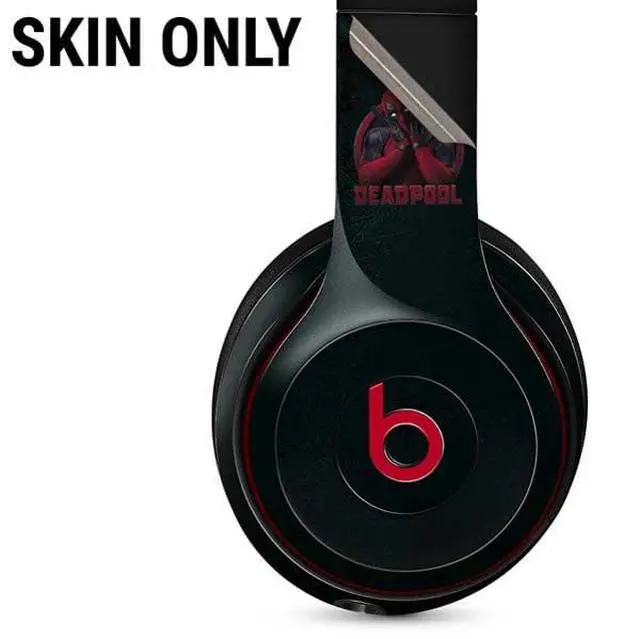 Alt view image 2 of 3 - Decal Audio Skin Compatible with Beats Solo 3 Wireless - Officially Licensed Marvel Deadpool Legacy Surprised Deadpool Design