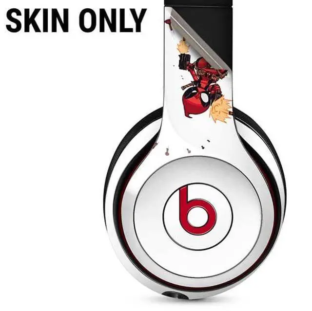 Alt view image 2 of 3 - Decal Audio Skin Compatible with Beats Solo 3 Wireless - Officially Licensed Marvel Deadpool Babypool Shooting Design