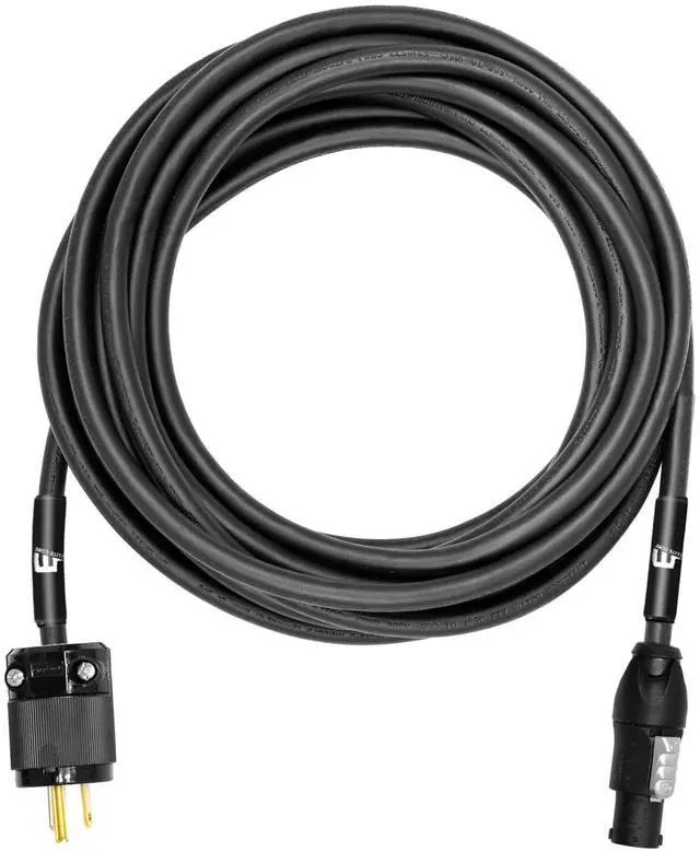 Alt view image 2 of 2 - PC12-TFM-3 Neutrik Powercon True1 Female to Edison Male Power Cable,3'