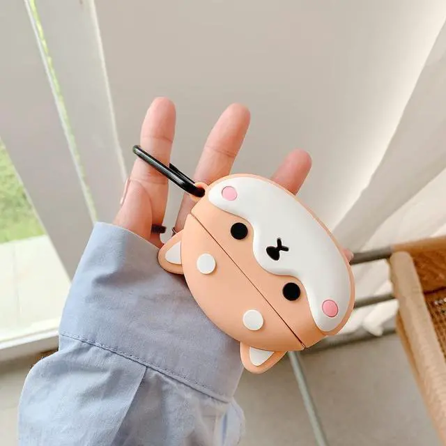 Alt view image 2 of 4 - Compatible with Sony WF-1000XM4 Case, Cute Dog Case for Sony WF-1000XM4 2021 Earbuds Case for Men Kids Teens Boys Soft Silicone Case with Keychain Accessories