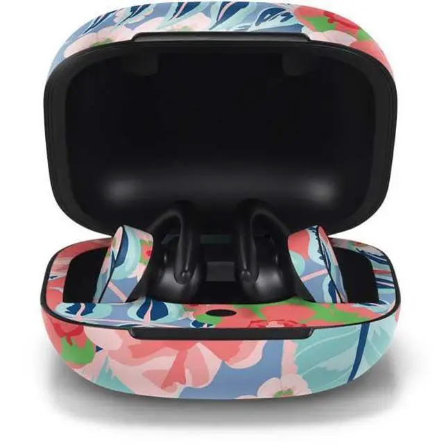 Alt view image 2 of 4 - Decal Audio Skin Compatible with PowerBeats Pro - Pink Spring Flowers Design