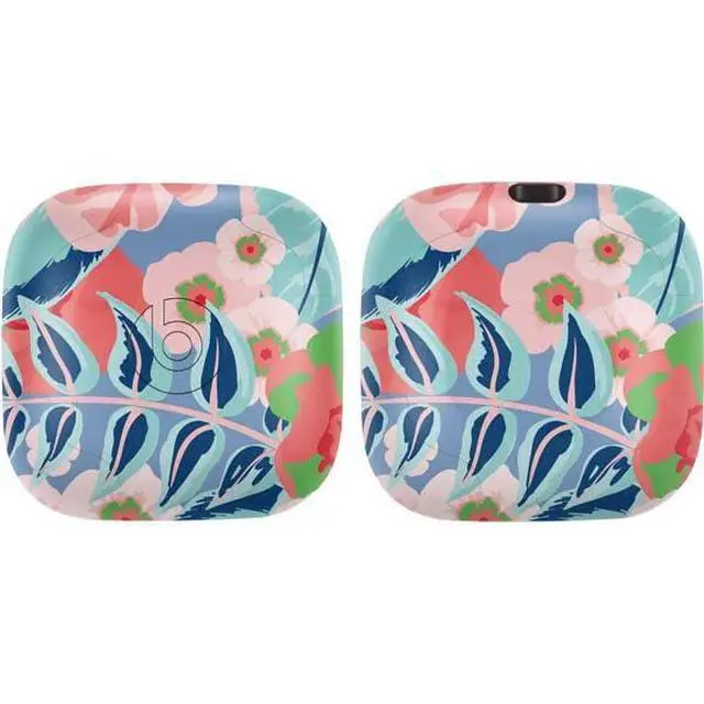 Alt view image 3 of 4 - Decal Audio Skin Compatible with PowerBeats Pro - Pink Spring Flowers Design