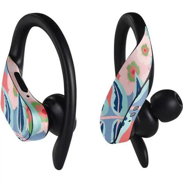 Alt view image 4 of 4 - Decal Audio Skin Compatible with PowerBeats Pro - Pink Spring Flowers Design
