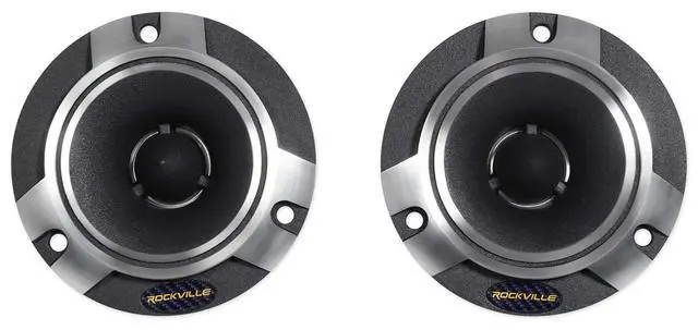 Alt view image 2 of 6 - RT5 2.8" Aluminum Car/Pro Tweeter with Titanium Diaphragm, 6-Pack | 120W Peak / 60W RMS, Kapton Voice Coil, Ferrofluid Cooled, 4 Ohm, 96dB Sensitivity, Shallow Mount, 10oz Magnet