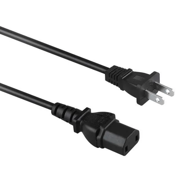 Alt view image 5 of 5 - 2-Prong AC Power Cord Cable Lead Compatible with Polk Audio Model PSW111 PSW125 PSW505 PSW525 Subwoofer