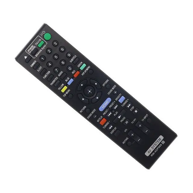 Alt view image 2 of 4 - Replacement for Audio Receiver Remote Control for Sony BDV-E3100C