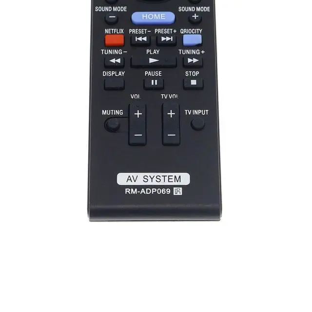 Alt view image 3 of 4 - Replacement for Audio Receiver Remote Control for Sony BDV-E3100C