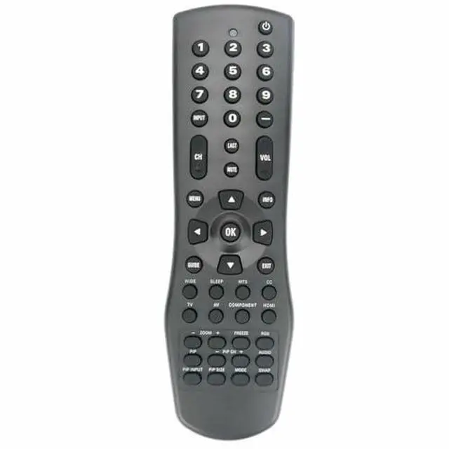 Alt view image 5 of 5 - VR1 TV Remote Control for Vizio TV in Living Rooms or Rooms | Size approximately About 7 x 2 x 1 in, Replacement Remote Compatible Models GV42L GV42LHDTV GV46L GV47L FHDTV20A