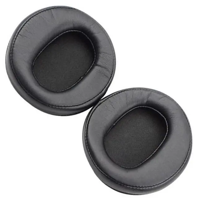 Main image of Denon AH-D7000 Ear Pads by | Premium Protein Leather Replacement Earpads Spare Foam Cushions Cover Repair Parts for Denon AH-D2000 D5000 D5200 D7000 D7200 D9200 Headphones (2 Pair Black)