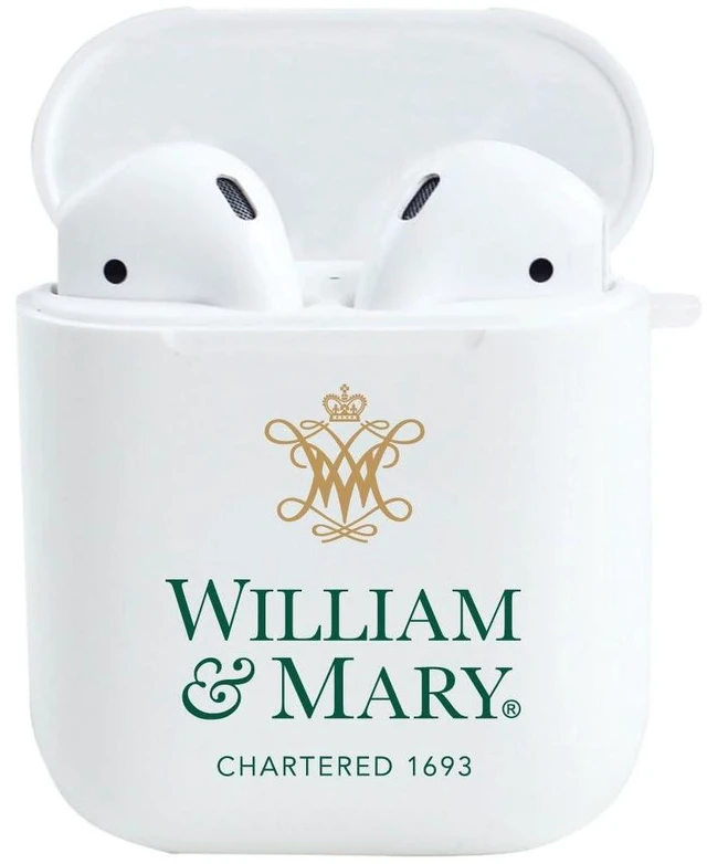 Alt view image 5 of 7 - AirPods Case, College of William & Mary AirPods Pro (Gen 1 & 2) / White (TPU)