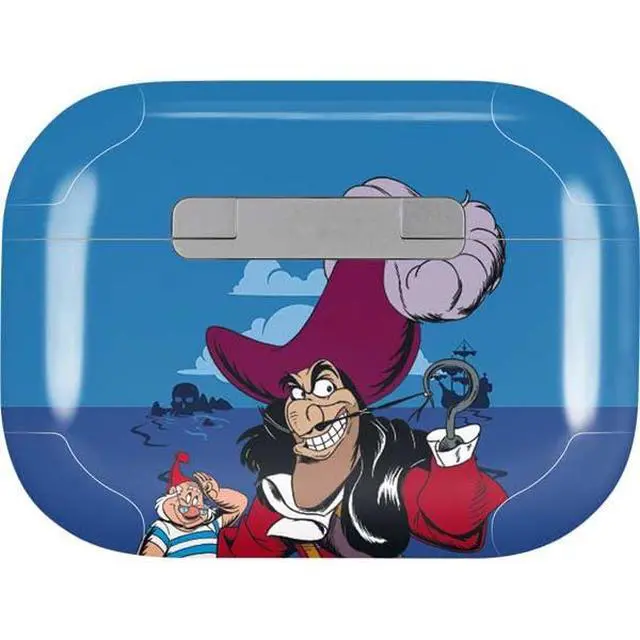 Alt view image 2 of 4 - Decal Audio Skin Compatible with AirPods Pro 2nd Gen - Officially Licensed Disney Peter Pan Captain Hook and SMEE Design