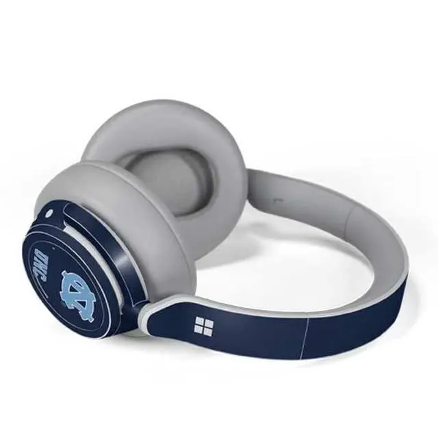 Alt view image 4 of 4 - Decal Audio Skin Compatible with Surface Headphones - Officially Licensed College UNC Logo Design