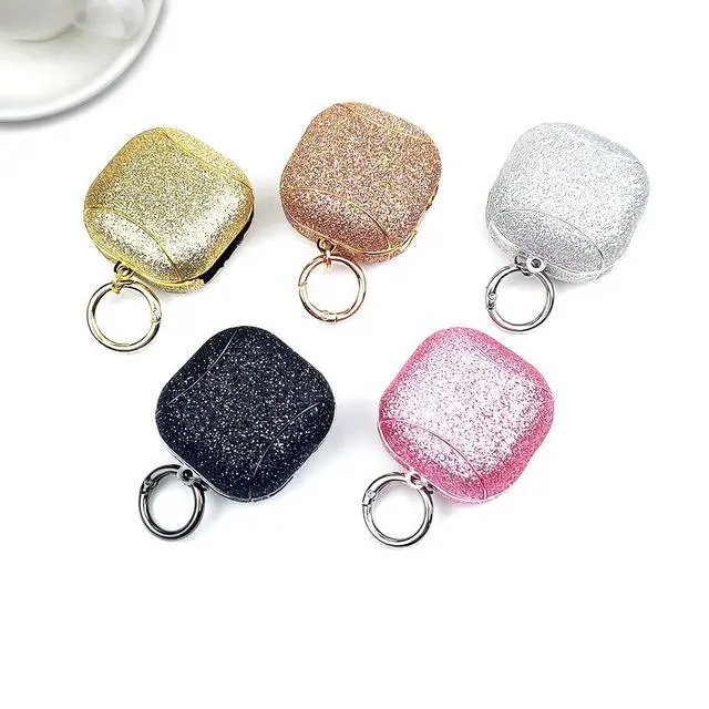 Alt view image 2 of 7 - Fashion Shiny Sparkle Glitter Protective Cover Accessories Case for Samsung Galaxy Buds 2/Pro/Live-Color#1