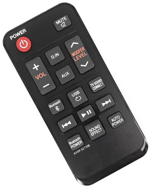 Main image of General Replacement Remote Control Fit for AH59-02710B HW-J250 HW-JM25 AH59-02710C/B AH59-02615B HWJ250/ZA HW-J250/ZA for Samsung Audio Sound Bar