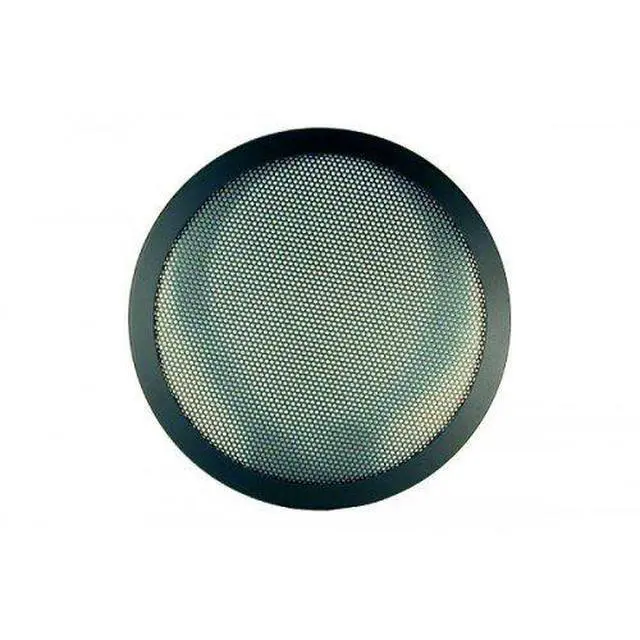 Alt view image 2 of 2 - 1 PAIR 8" INCH CAR SPEAKER WOOFER STEEL MESH GRILL W/ SPEED CLIPS & SCREWS GT-8