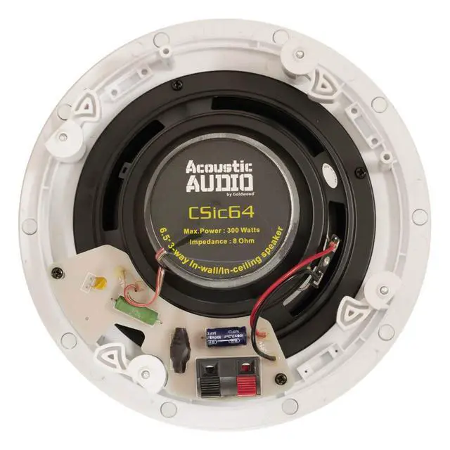 Alt view image 5 of 6 - Acoustic Audio CSic64 Frameless 6.5" in Ceiling 3 Speaker Set 3 Way Home Theater Speakers