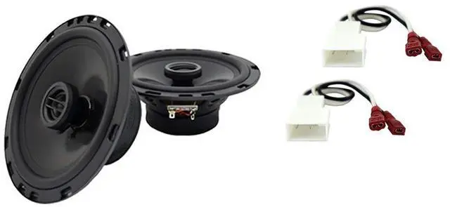 Main image of 6.5 Inch Rear Door Speakers Fits Pontiac Vibe 2003-2008 Harmony HA-R65 | Sold as a pair, factory replacement for car use, 300W Rhythm Series power handling, direct location upgrade, plug-in wiring