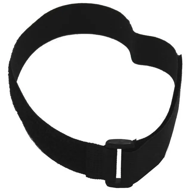 Alt view image 5 of 7 - Self Adhesive Hook and Loop Cable Straps, Bundle of 20in by 1in and 8in by 3/4in, Reusable Ties for Wires, Cords, Cables, Black, by ((10) 20in + (10) 8in)