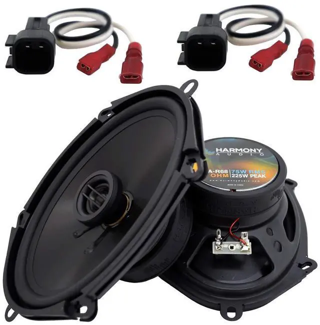 Main image of Fits Ford Thunderbird 2002-2005 Behind Seat Speakers HA-R68 | Plug-and-play harness included, direct rear replacement for 2003 factory drivers, no splicing, restores clear full sound