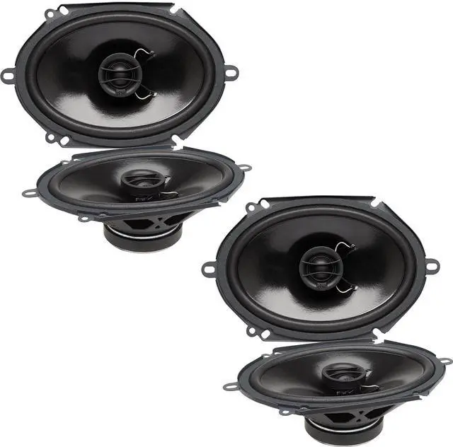 Main image of Two Pairs of S-6802 6X8 OEM Replacement Coaxial Speakers