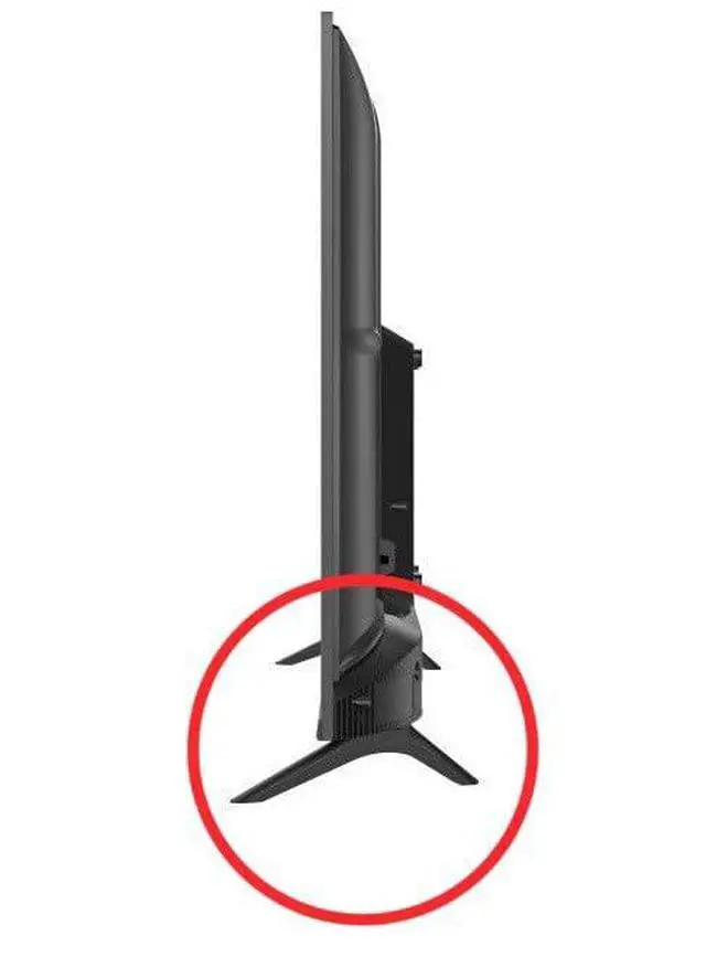 Alt view image 6 of 6 - Original TV Base Stand Legs for Hisense - 43" Model 43A65H (Screws Included.)