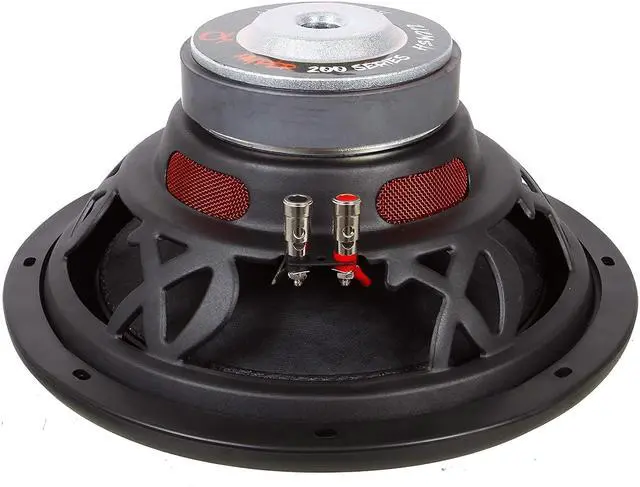 Alt view image 5 of 5 - HSW212 Hyper 200 Series 12 1200 Watts Max / 400 Watts RMS Single 4 Ohm Car Subwoofer Stamped Alpha Steel Basket with High Grade Magnet Non Pressed Paper Cone Audio Speaker Bass Sub Woofer