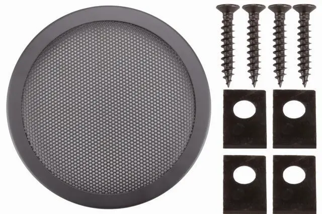Main image of 8" INCH CAR Speaker WOOFER Steel MESH Grill with Speed Clips and Screws