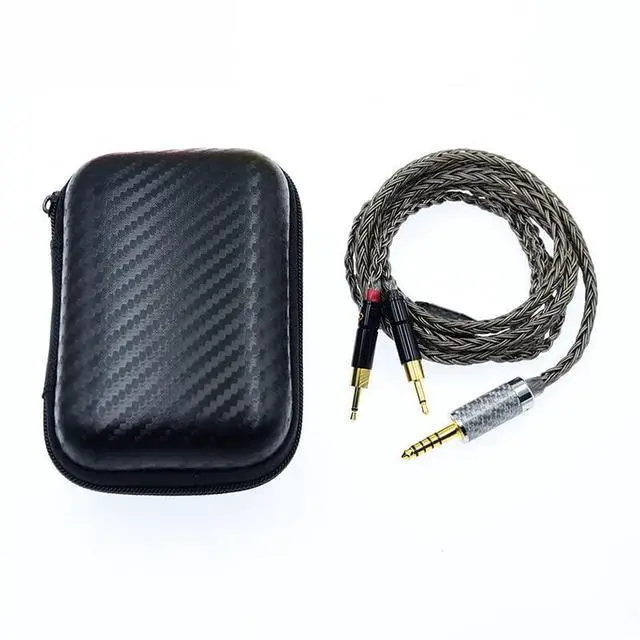 Main image of Compatible 4.4 mm balance d Ear Balancing Sound 6.35 6.5 TRS Jack Male for Double 2.5mm,16 cores, HiFi cabl Cable for hd 700 sennheiser hd700 with Upgrade Headphone Amplifier (1.2m(3.94ft), grey)
