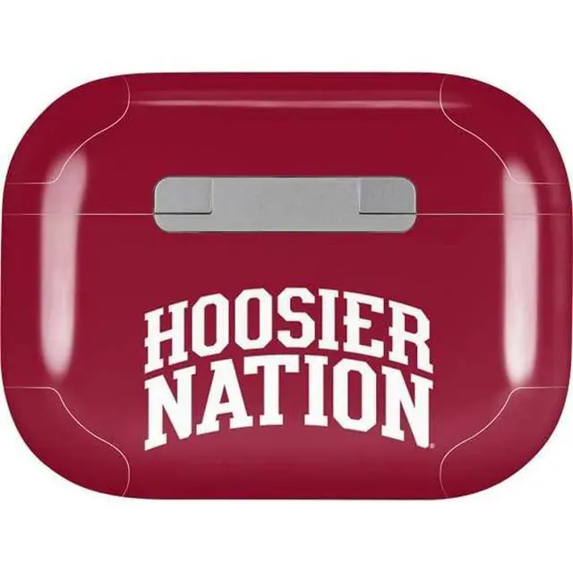 Alt view image 2 of 4 - Decal Audio Skin Compatible with Apple AirPods Pro - Officially Licensed Indiana University Hoosier Nation Design