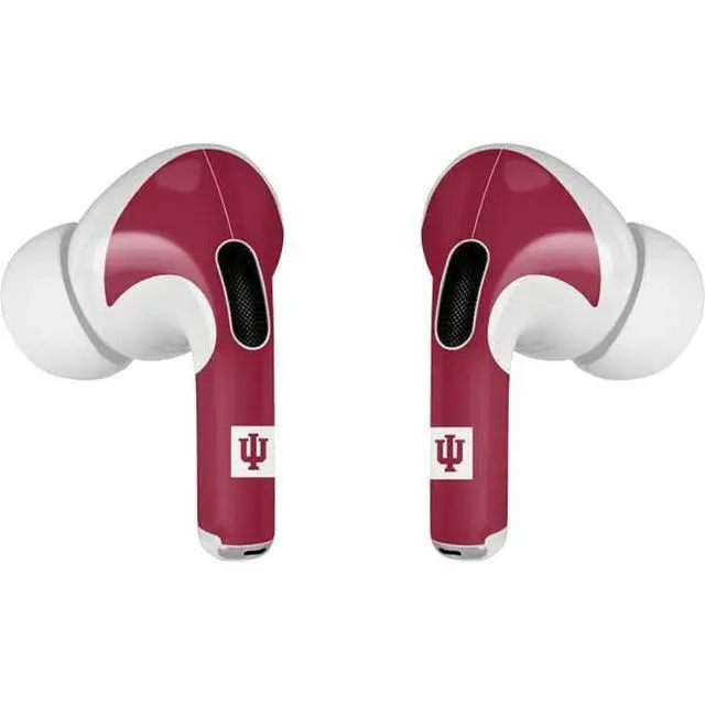 Alt view image 3 of 4 - Decal Audio Skin Compatible with Apple AirPods Pro - Officially Licensed Indiana University Hoosier Nation Design