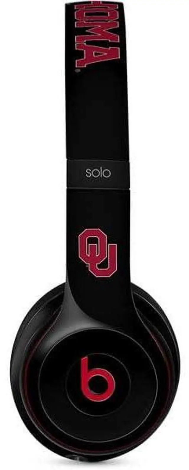 Main image of Decal Audio Skin Compatible with Beats Solo 3 Wireless - Officially Licensed University of Oklahoma Only One Sooners Design